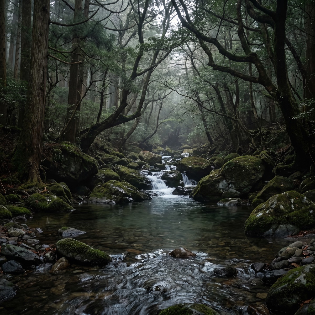 栗駒山系 迫川源流の清流